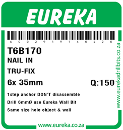 T6B170 - Tru-Fix Countersunk -T6B170_Label_T
